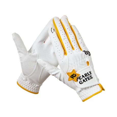 [가격 인하] 여성 와펜 자수 벨크로 양손 장갑