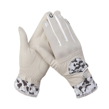 여성 카모 믹스 양손 장갑