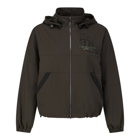 [가격 인하] 여성 백 로고 스트링 후드 점퍼