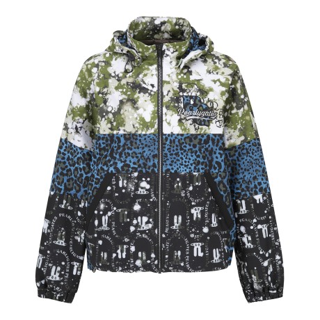 [가격 인하] 여성 백 로고 스트링 후드 점퍼