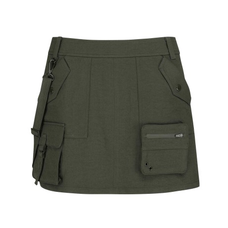 [가격인하] 여성 카라비너 스트랩 큐롯 스커트