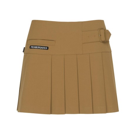 여성 사이드 버클 플리츠 큐롯 스커트