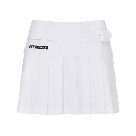 여성 사이드 버클 플리츠 큐롯 스커트