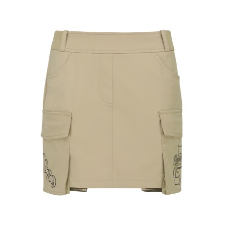 [가격인하] 여성 카고 포켓 사이드 밴딩 큐롯 스커트