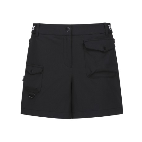 여성 레터링 플랩 포켓 쇼츠