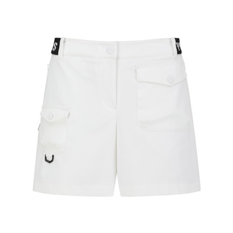 여성 로고 밴딩 미니 포켓 쇼츠