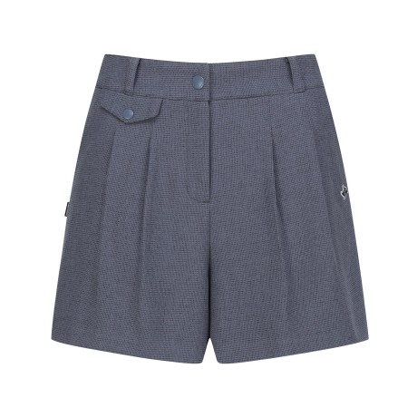 [가격 인하] 여성 바니 패치 로고 니팅 투톤 쇼츠