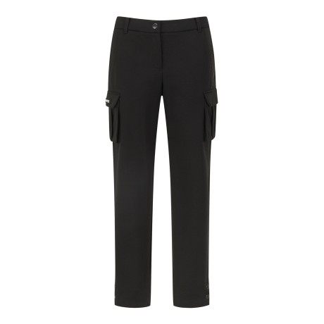 [가격 인하] 여성 카고 포켓 레터링 조거 팬츠