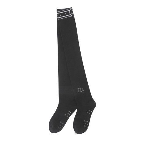 여성 스마일 로고 포인트 니삭스