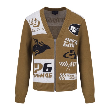 [가격인하] 여성 컬러 패턴 집업 가디건