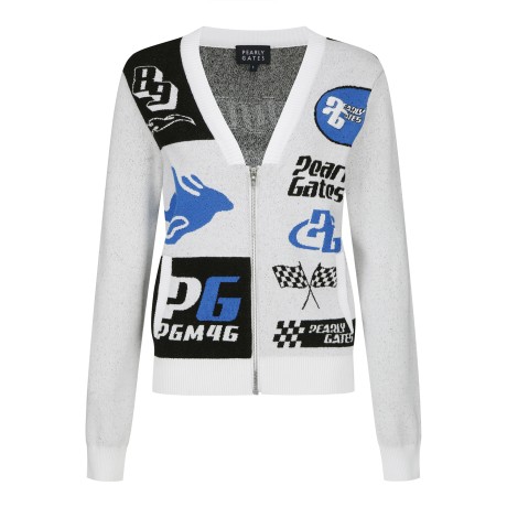 [가격인하] 여성 컬러 패턴 집업 가디건