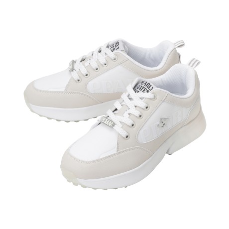 [가격 인하] 여성 논스파이크 컬러 믹스 로고 골프화