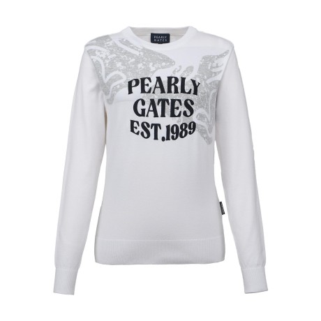 [가격 인하] 여성 레이온 아트웍 풀오버 니트