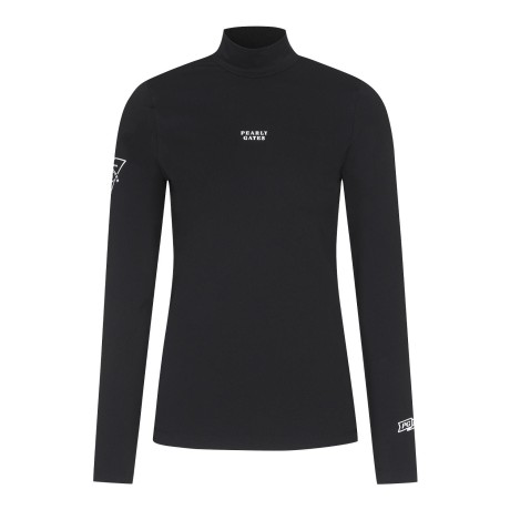 여성 로고 포인트 모크넥 베이스 레이어