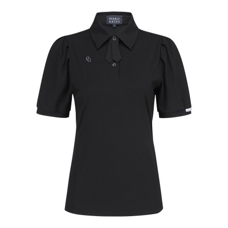 여성 소프트 스트레치 칼라 반팔 티셔츠