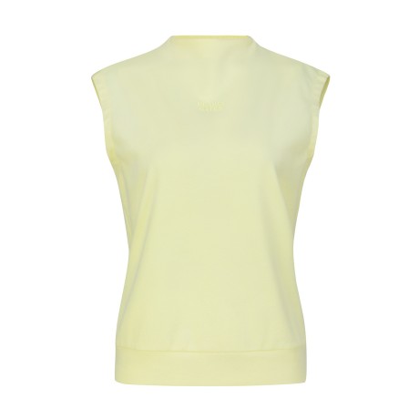 [가격인하] 여성 로고 슬리브리스 티셔츠