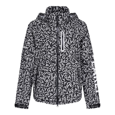 여성 로고 패턴 투웨이 패커블 점퍼