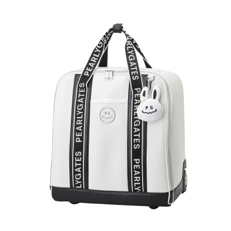 여성 스마일 타공 휠 보스턴백 & 바니 키링