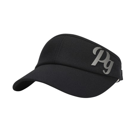 여성 러버 로고 리본 썬바이저