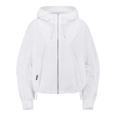 여성 스트링 슬리브 후드 점퍼