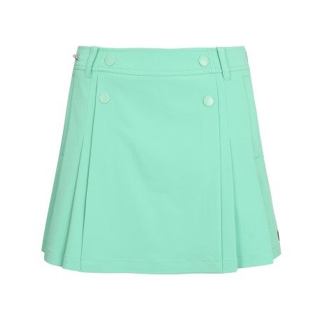 여성 사이드 지퍼 레이어 큐롯 스커트