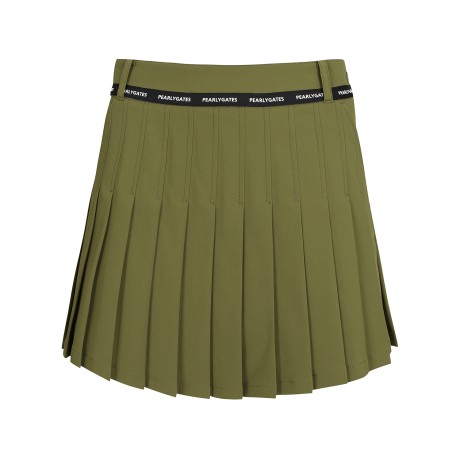 여성 로고 라인 큐롯 스커트