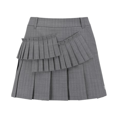 여성 플리츠 패널 큐롯 스커트