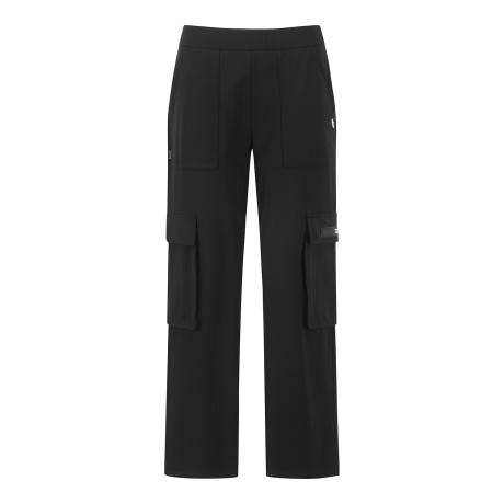 여성 빅 카고 포켓 밴딩 팬츠