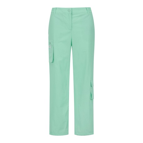 여성 시어서커 카고 포켓 루즈핏 팬츠