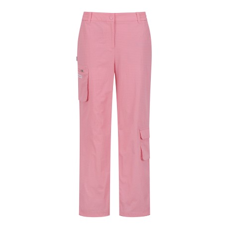 여성 시어서커 카고 포켓 루즈핏 팬츠