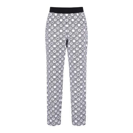 여성 프린팅 밴딩 조거 팬츠