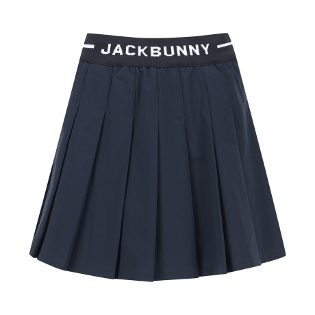 여성 잭바니 니트 밴딩 플리츠 큐롯 스커트