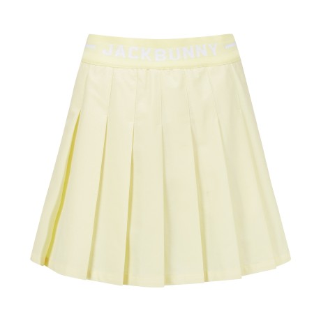 여성 잭바니 니트 밴딩 플리츠 큐롯 스커트