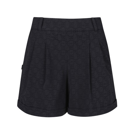 여성 로고 패턴 롤업 쇼츠