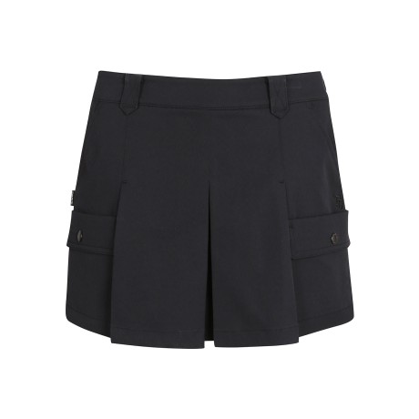 여성 카고 포켓 플리츠 블록 큐롯 스커트