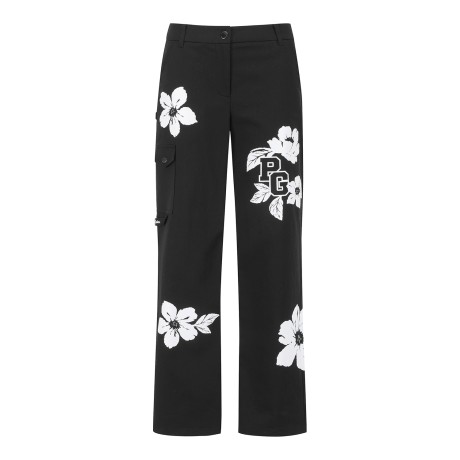 여성 사이드 포켓 스트레치 팬츠