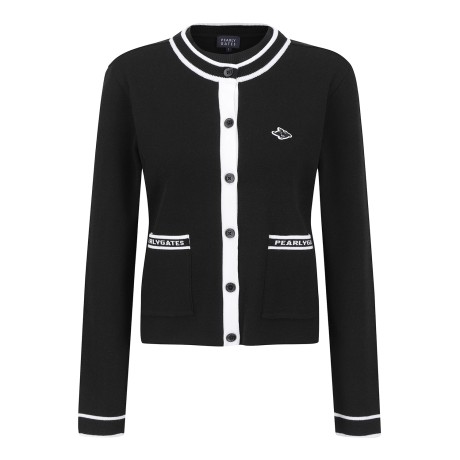 여성 로고 슬리브리스 & 니트 가디건