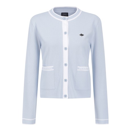 여성 로고 슬리브리스 & 니트 가디건