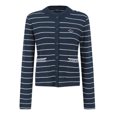 여성 로고 슬리브리스 & 니트 가디건