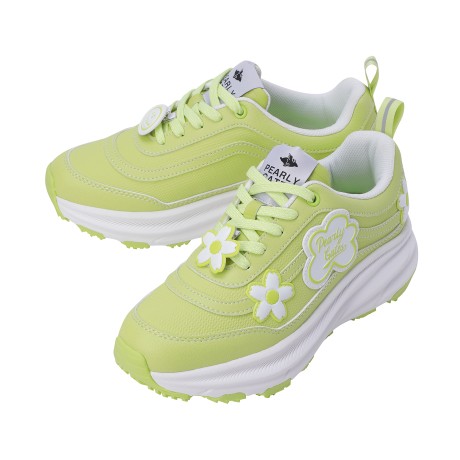 여성 플로럴 패턴 스니커즈형 골프화