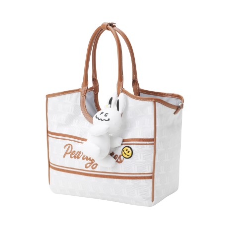 여성 바니 메쉬 쇼퍼백 & 바니 볼 파우치