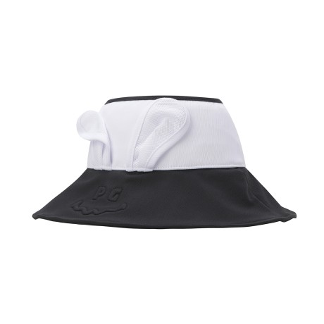 여성 스마일 메쉬 바니 버킷 바이저