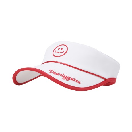 여성 바니 패턴 스마일 썬바이저