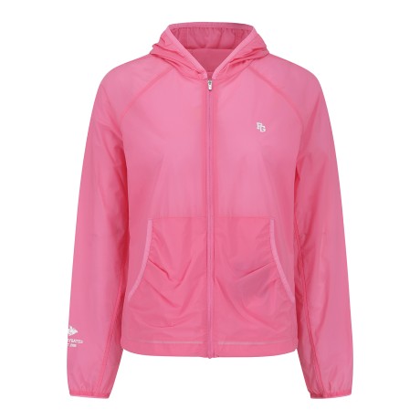 여성 로고 솔리드 시어 점퍼