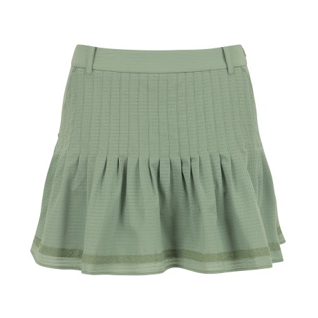 여성 타공 크로셰 라인 레이어 큐롯 스커트