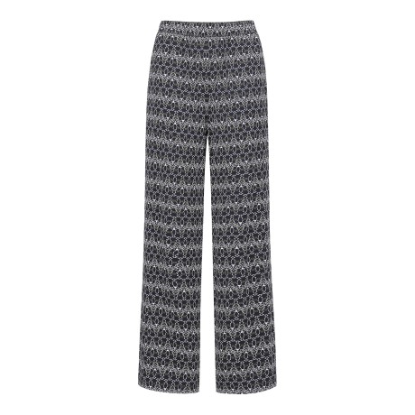 여성 바니 패턴 냉감 밴딩 팬츠