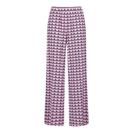 여성 바니 패턴 냉감 밴딩 팬츠