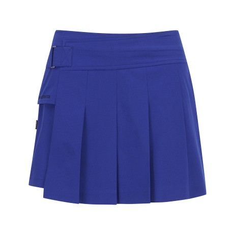 여성 플리츠 레이어 큐롯 스커트 & 바니 키링