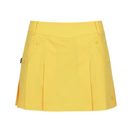 여성 솔리드 플리츠 큐롯 스커트