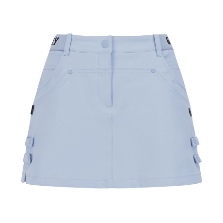 여성 버튼 탭 큐롯 스커트
